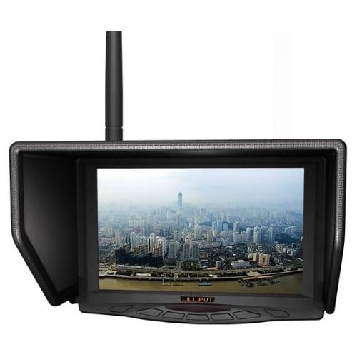  LILLIPUT 7 329/W FPV Monitor single 5.8Ghz AV receivers 4 bands and total 31 channels for Fat Shark ,DJI 5.8GHz FPV Aerial Flying Wireless Camera with F970+LP-E6 PLATE