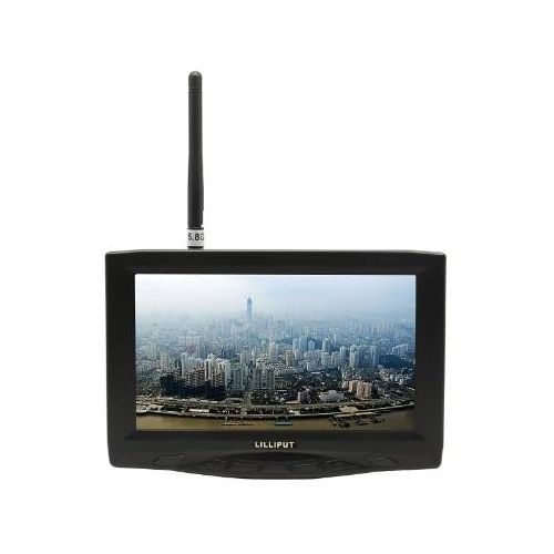  LILLIPUT 7 329/W FPV Monitor single 5.8Ghz AV receivers 4 bands and total 31 channels for Fat Shark ,DJI 5.8GHz FPV Aerial Flying Wireless Camera with F970+LP-E6 PLATE