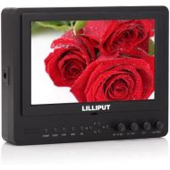 Professional LILLIPUT 7 665 / O 665GL-70NP / HO / Y Color TFT LCD Monitor With HDMI, YPbPr, AV Input HDMI Output / With F-970 & QM91D Battery Plate + Sun Shade Cover / for DSLR Cam