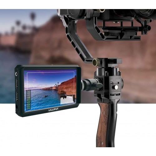  Lilliput A5 5 Inch Camera-Top Broadcast Monitor for 4K HDMIFull HD Camcorder & DSLR with 1920x1080 Native Resolution Application for Taking Photos & Making Movies