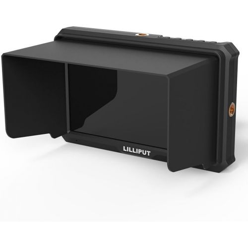  Lilliput A5 5 Inch Camera-Top Broadcast Monitor for 4K HDMIFull HD Camcorder & DSLR with 1920x1080 Native Resolution Application for Taking Photos & Making Movies