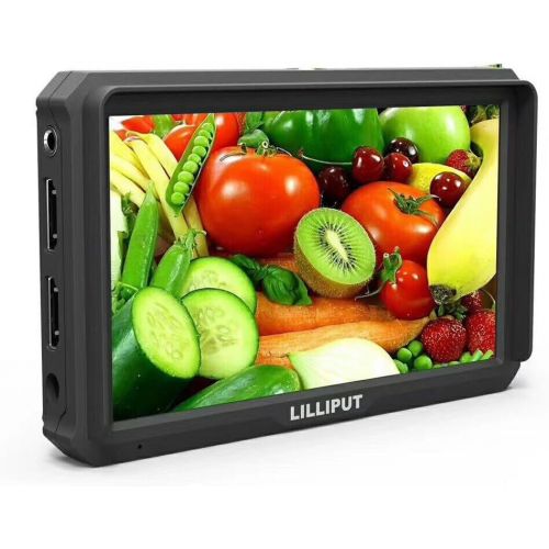  Lilliput A5 5 Inch Camera-Top Broadcast Monitor for 4K HDMIFull HD Camcorder & DSLR with 1920x1080 Native Resolution Application for Taking Photos & Making Movies