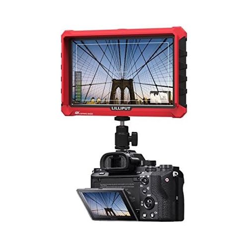  Lilliput LILLIPUT A7S 7 Inch On Camera Field Monitor Supports 4K HDMI Input Loop Output 1920x1200 Native Resolution 1000:1 Contrast 500cdm2 Brightness 170 Degree Wide Viewing Angle + CANON