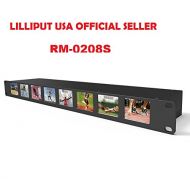 Lilliput LILLIPUT RM-0208S 8×2 1RU Rackmount Monitors with SDI equalization and re-clocking 8×3G-SDI in & 8×3G-SDI loopout