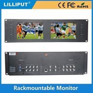 Lilliput RM-7028S 3RU Rack Monitors With dual 7 IPS screens, viewing HDMI, SD,HD and 3G-SDI video...