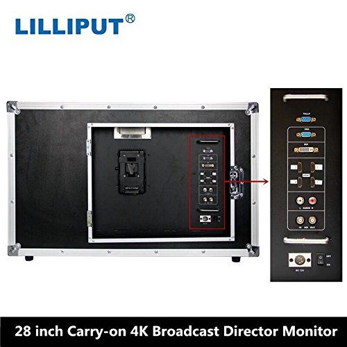  Lilliput 28 3840x2160 Broadcast Monitor 3G SDI 4K Ultra HD Monitor SDI HDMI TALLY Director Monitor for Camera