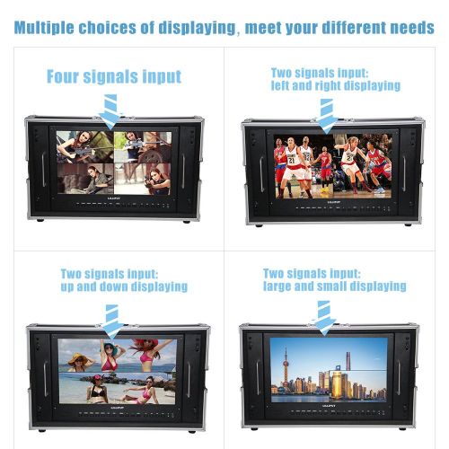  Lilliput LILLIPUT BM280-4K 28 Broadcast Video Monitor Ultra-HD 4K 3840 * 2160 Resolution 3G-SDI HDMI 1000:1 High Contrast LED Screen with Carrying Case