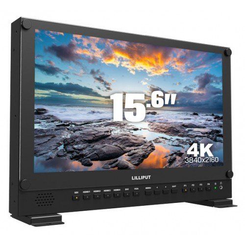  Lilliput BM150-4K 15.6 6U Carry-onRackable 4K Broadcast LED Director Monitor, 3840x2160