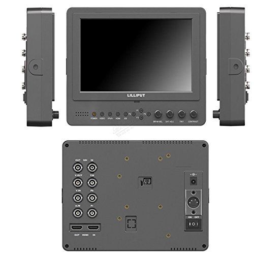  Lilliput 665S 7 HD Camera Field Top Monitor Peaking YPbPr,HDMI SDI inputouput