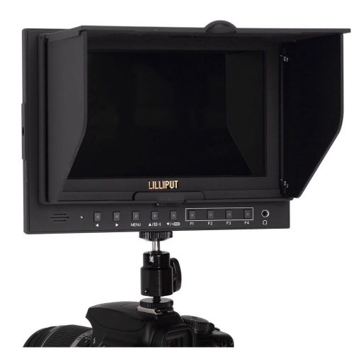  Lilliput LILLIPUT 7 TFT LCD (16:9) LILLIPUT 5DII-H-I 1080p LCD On DSLR Camera Monitor HDMI OUT Car Headrest Monitor with iPodiPadiPhone Support NO Output Signal NEW