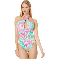 Lilly Pulitzer Ledger Halter One-Piece