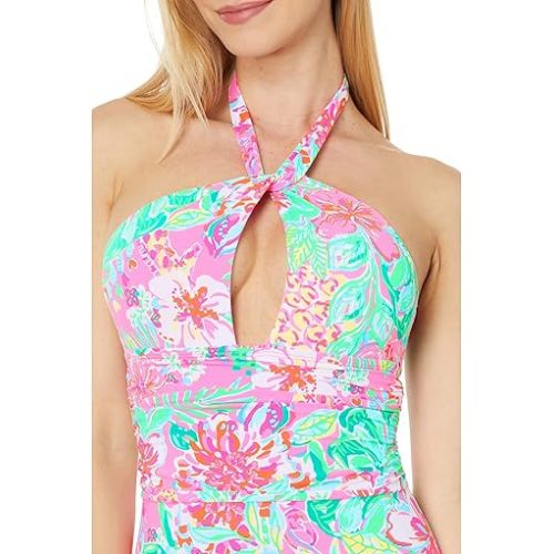  Lilly Pulitzer Ledger Halter One-Piece