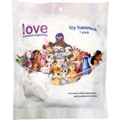  [아마존베스트]Lillys Love Stuffed Animal Storage Hammock - Large STUFFIE Party Hammock - Organize Stuffed Animals and Childrens Toys with this Stuffed Animal Net