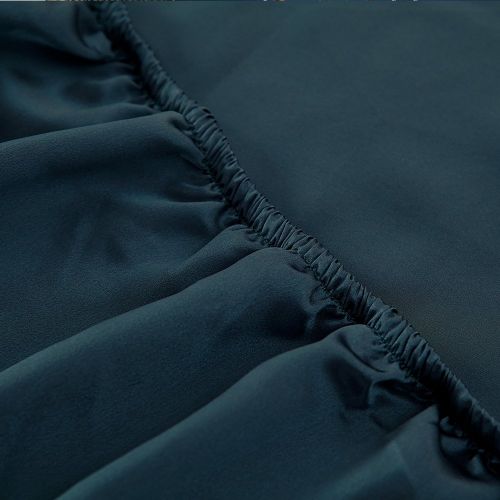  LilySilk 1I02-11-TW 100% Mulberry Silk Sheets Set 3pcs 19 Momme, Twin, Dark Teal