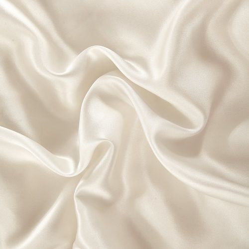  LilySilk LSBS02-3-USQN 3 PCS Bedding 19 Momme Seamless Silk Fitted Sheet Oxford Pillowcases Set Queen Size, Ivory