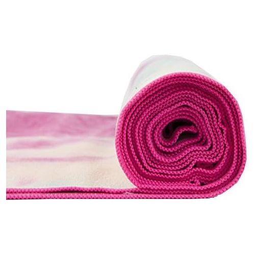  [아마존베스트]Limber Stretch Hot Yoga & Fitness Towel Super Absorbent Quick Drying 100% Microfiber Perfect for Bikram, Pilates, Beach, Pool, Camping, Travel, 24 x 72 Inches