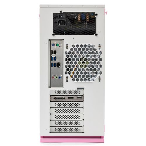  Skytech Gaming [Limited Pink Edition] SkyTech Venus Desktop Gaming Computer PC (Ryzen 3 1200, GTX 1050 Ti 4GB, 8GB DDR4, 1TB HDD, 500 Watts PSU, Win 10 Home, RGB Silent Fans) (GTX 1050 TI | 8GB |