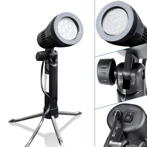  LimoStudio 2 Sets Photography Continuous LED Portable Light Lamp for Table Top Studio with Color Filters, Photography Photo Studio, AGG1501