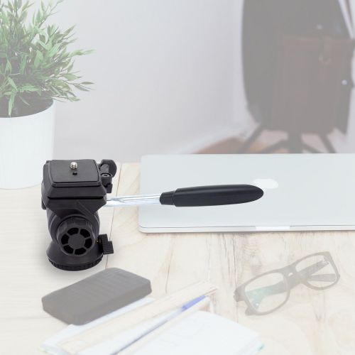  LimoStudio Three Axis Angle Adjustable DSLR Camera Tripod Mount with Quick Release Plate and Microfiber Cleaning Cloth for Professional Photo Video Shoots, AGG2446