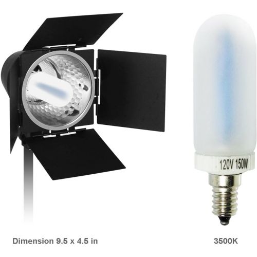  [아마존베스트]LimoStudio 150W Continuous Barndoor Lighting Stand Kit with Dimmer Switch Photography Photo Studio, AGG1798