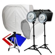 LimoStudio Photography Studio 12 and 30 Photo Studio Tent Light Backdrop Kit in a Box Cube Table Top Lighting Set, AGG941