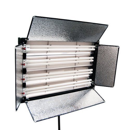  LimoStudio 4-Bank 550W Studio Video Fluorescent Barndoor Light Panel, AGG862