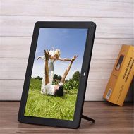 Linbing123 Digital Picture Frame 12 Inch - HD LED with Human Body Induction Video Digital Slideshow Picture Frame Electronic Picture Frame with Remote Control,Black