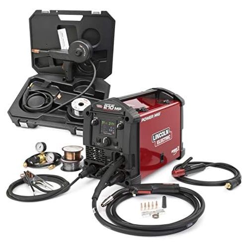  Lincoln Electric POWER MIG 210 MP Multi-Process Welder Aluminum One-Pak - K4195-1