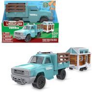 Lincoln Logs Cruising Tonka Tiny Home, Toy Truck Building playset for Kids, Boys & Girls Ages 3+,Promotes Fine Motor Skills & Sensory Development, STEM, Great Holiday & Birthday Classic Retro Gift