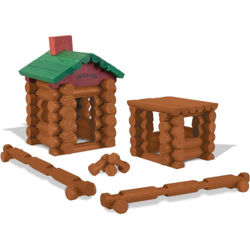  [아마존베스트]LINCOLN LOGS  100th Anniversary Tin - 111 All-Wood Pieces  Ages 3+ Construction Education Toy