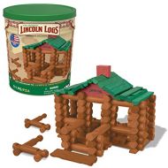 LINCOLN LOGS 100th Anniversary Tin-111 Pieces-Real Wood Logs-Ages 3+ - Best Retro Building Toy Gift Set for Boy - Creative Construction Engineering  Top Blocks Game Kit - Prescho