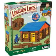LINCOLN LOGS  Oak Creek Lodge  137 Pieces - Real Wood Logs-Ages 3+ - Best Retro Building Gift Set for Boys/Girls  Creative Construction Engineering  Top Blocks Game Kit - Presc