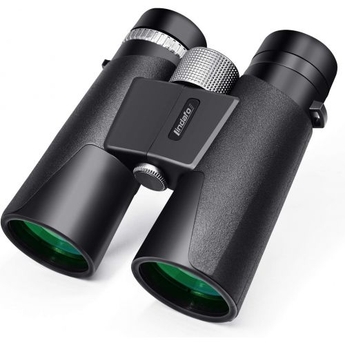  [아마존베스트]Lindafo 12x42 Binoculars for Adults - HD Low Light Night Vision - Compact Lightweight (1.05lb) - Powerful BAK4 Prism FMC Lens - Waterproof Binoculars for Bird Watching, Hunting, Sports -Ph