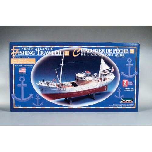  LINDBERG Lindberg 190 scale North Atlantic Fishing Trawler