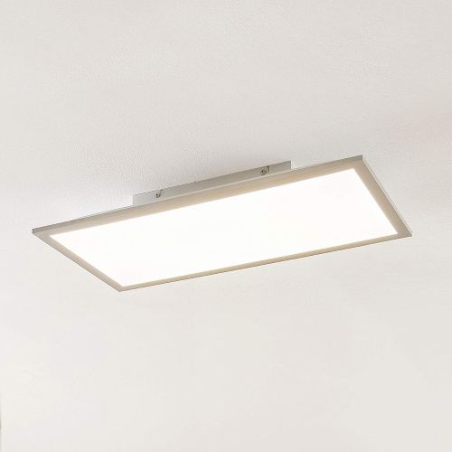  Lindby Stenley LED Panel Modern Aluminium for Kitchen (1 Bulb, A+, Including Bulb) Office Lamp, Ceiling Light, Ceiling Light, Lamp, Kitchen Light