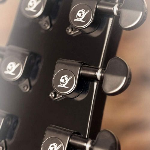  [아마존베스트]Lindo Gitarren Lindo 933C Alien Left Handed Acoustic Guitar with Accessory Kit (Gig Bag, Stand, Strings, Strap, 10 Picks, DVD, Clip-On Tuner) - Black