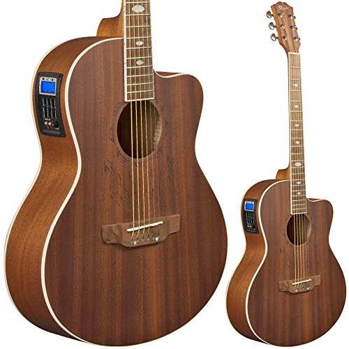  [아마존베스트]Lindo Gitarren Lindo Feeling Series Electro Acoustic Guitar with LCD Tuner XLR/Carry Bag