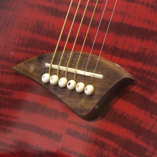  [아마존베스트]Lindo Gitarren Lindo Original Regular Body Electro Acoustic Guitar with Preamp LCD Tuner, Gig Bag, Glossy Red