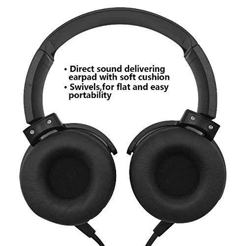  Lindsey-Aha Wired Stereo Headphone E_minem Face Portable Noise Cancelling Over Ear with Mic Headset Earphone Earpiece