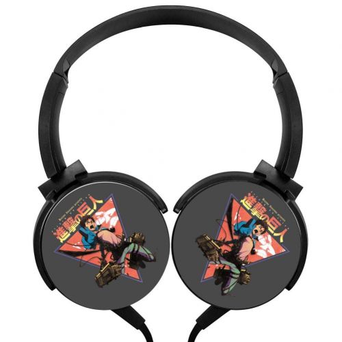  Lindsey-Aha Wired Stereo Headphone Sing-eki Attack On Ti-tan Portable Noise Cancelling Over Ear with Mic Headset Earphone Earpiece