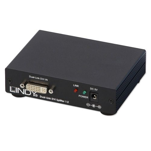  Lindy 2 Port DVI-D Dual Link Video Splitter (38107)