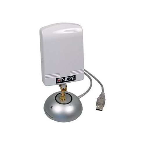  Lindy LINDY 802.11g, 54Mbps Wireless LAN USB 2.0 Adapter with Built-In Antenna (52113)