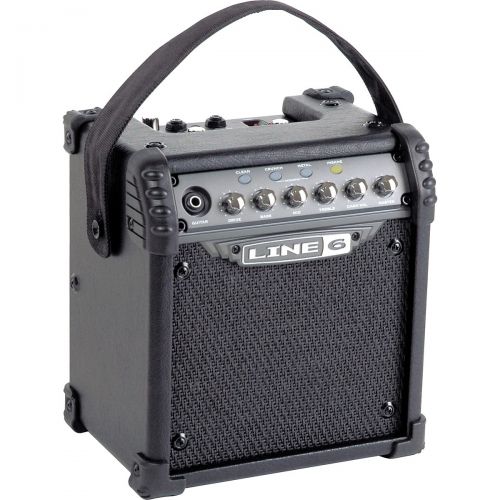  Line 6},description:The Line 6 Micro Spider amp features four brilliant electric guitar sounds from Clean to Insane, a stunning acoustic guitar sound and six Smart Control FX to pr