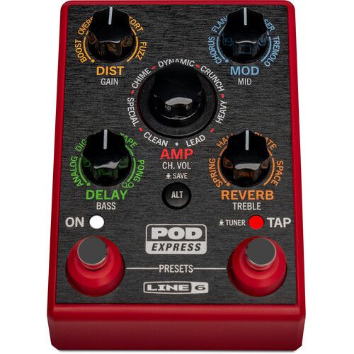  Line 6 POD Express Guitar Amplifier and FX Processor Pedal