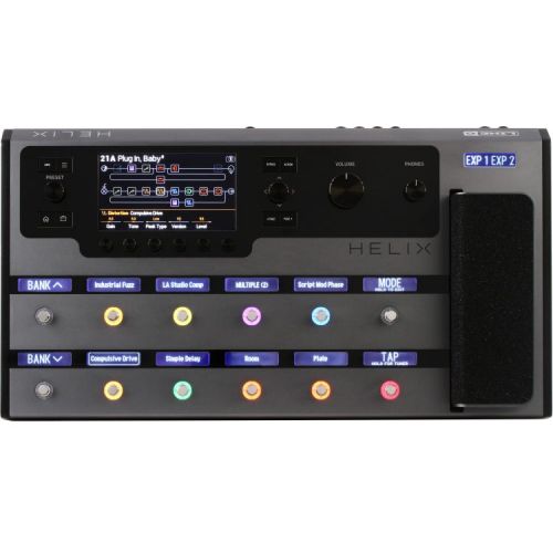  Line 6 Helix Guitar Multi-effects Floor Processor with Backpack - Space Gray Sweetwater Exclusive