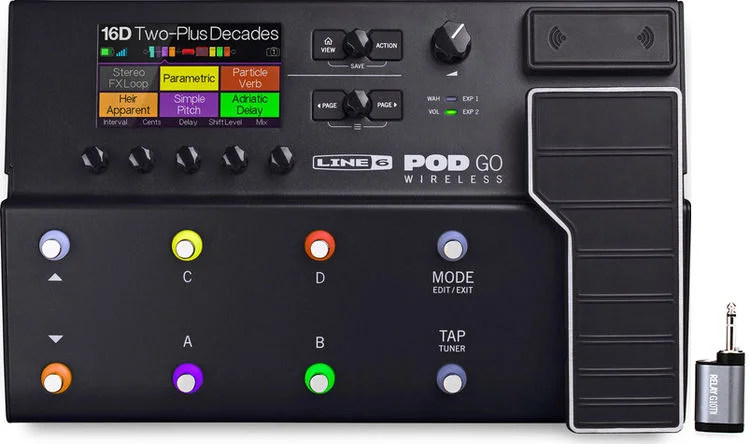  Line 6 POD Go Wireless Guitar Multi-effects Floor Processor Demo