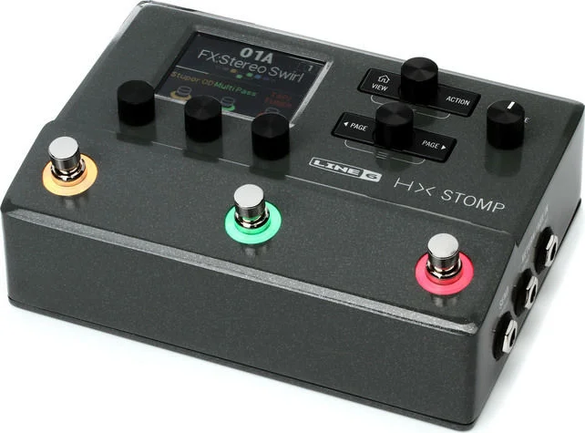  Line 6 HX Stomp Guitar Multi-effects Floor Processor - Cosmic Gray - Sweetwater Exclusive Demo