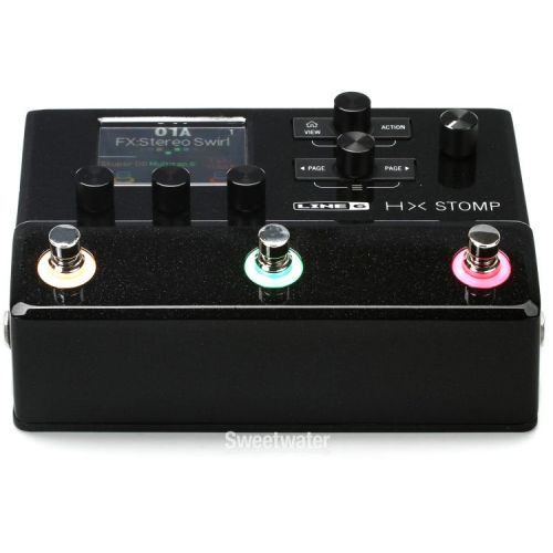  Line 6 HX Stomp Guitar Multi-effects Floor Processor - Black