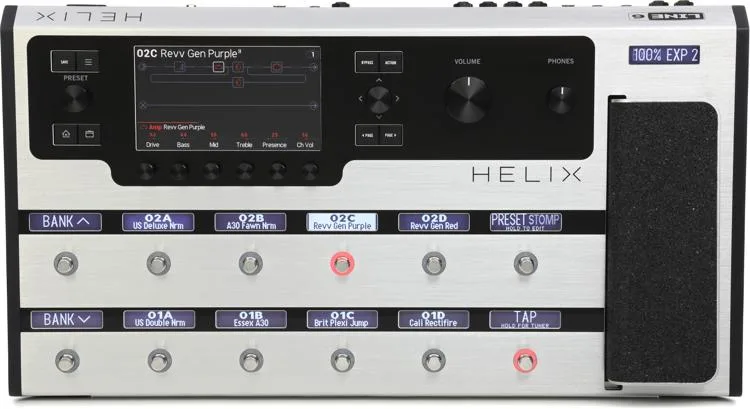 Line 6 Helix Guitar Multi-effects Floor Processor - Platinum Edition Demo