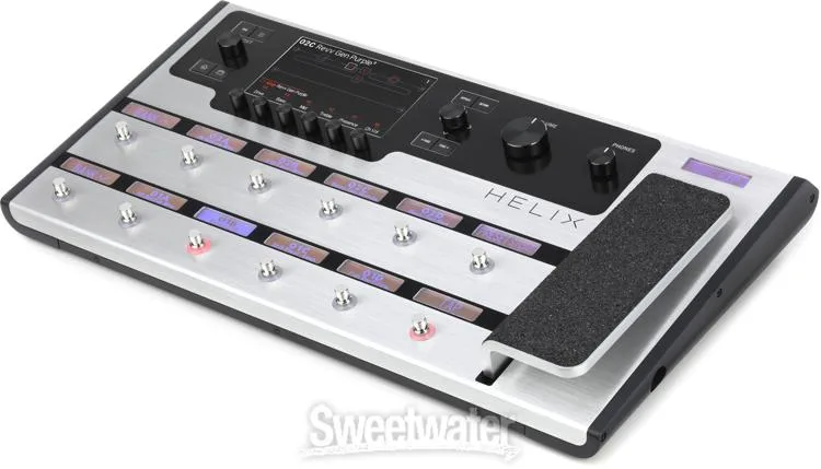  Line 6 Helix Guitar Multi-effects Floor Processor - Platinum Edition Demo